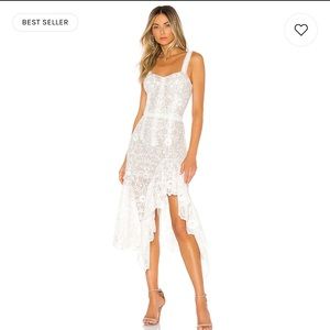 Tiffany Blanc Dress in White by Bronx and Banco